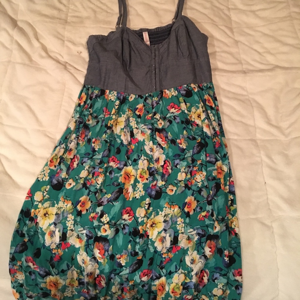 Xhiliration floral print dress